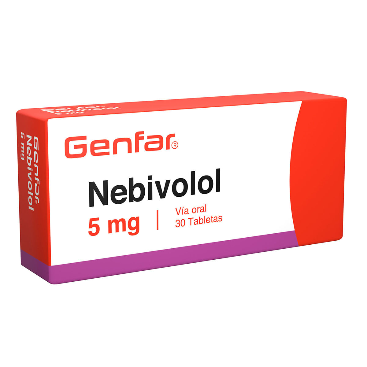 Nebivolol 5 Mg Genfar Caja X 30 Tabletas.