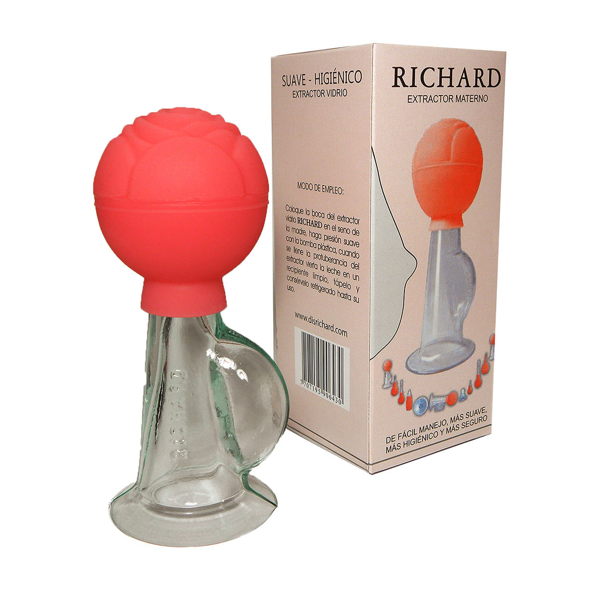 Extractor Materno Richard En Vidrio Caja X 1 Ud.