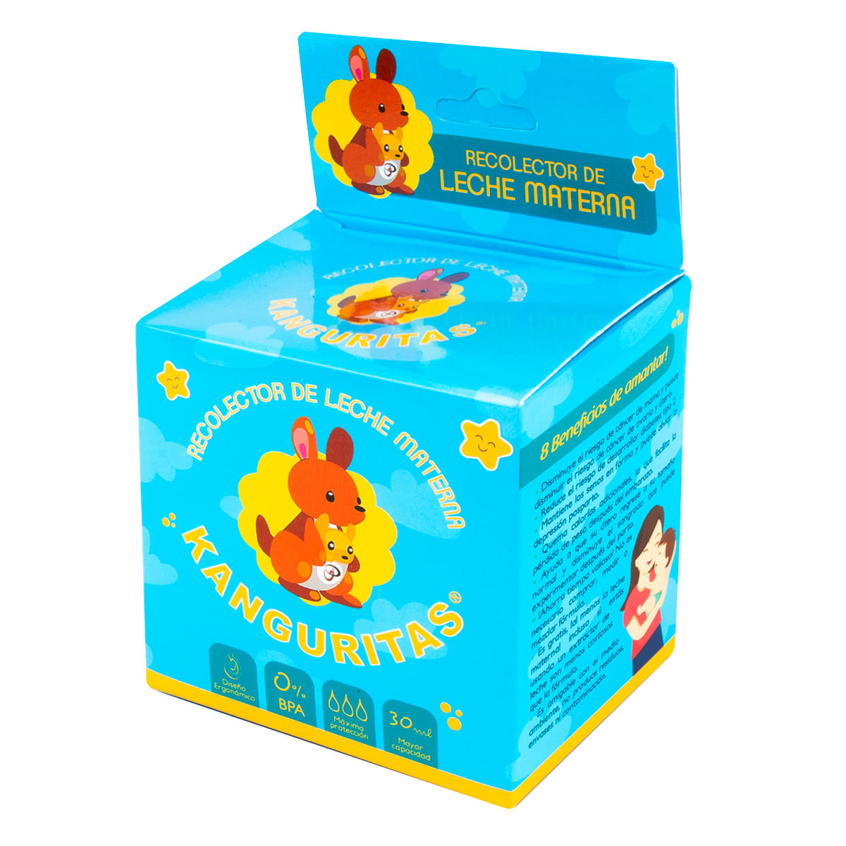 Recolector de Leche Materna Kanguritas Caja x 2 Uds.