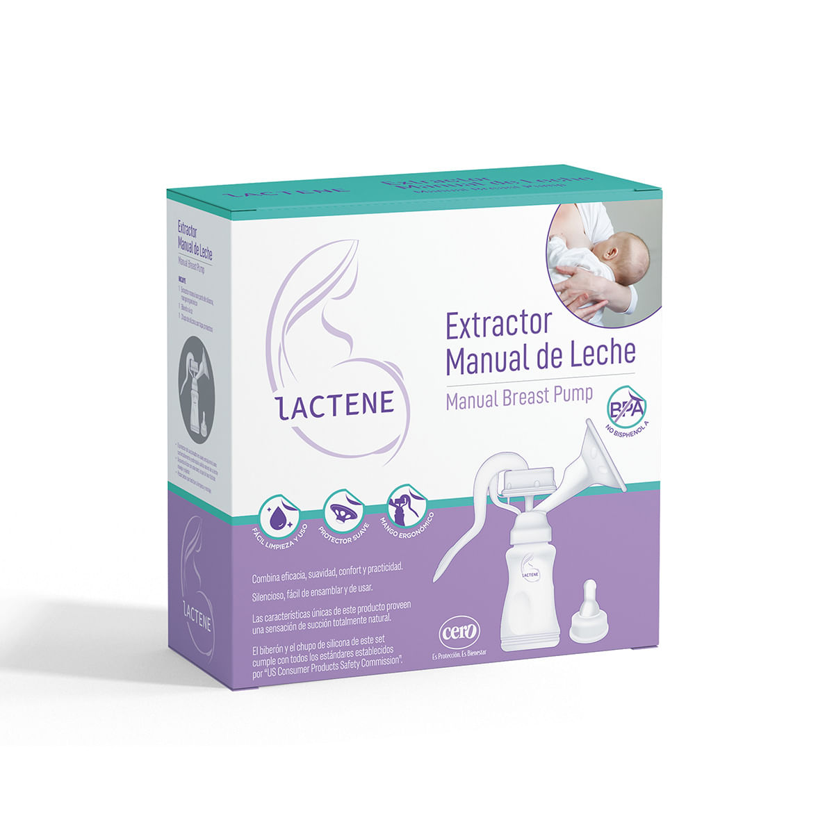 Extractor Manual De Leche Cero Caja X 1 Ud.