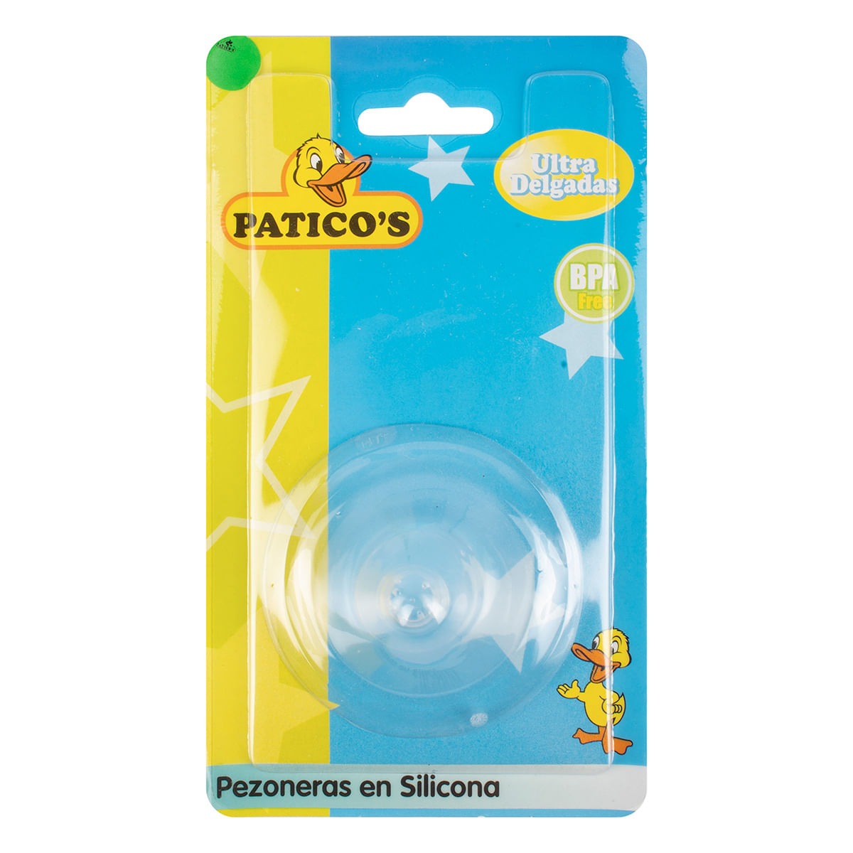 Pezoneras Paticos en Silicona Blister x 2 Uds