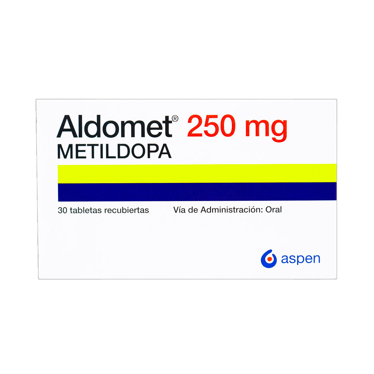 Aldomet 250 Mg Biotoscana Caja X 30 Tabletas Recubiertas.