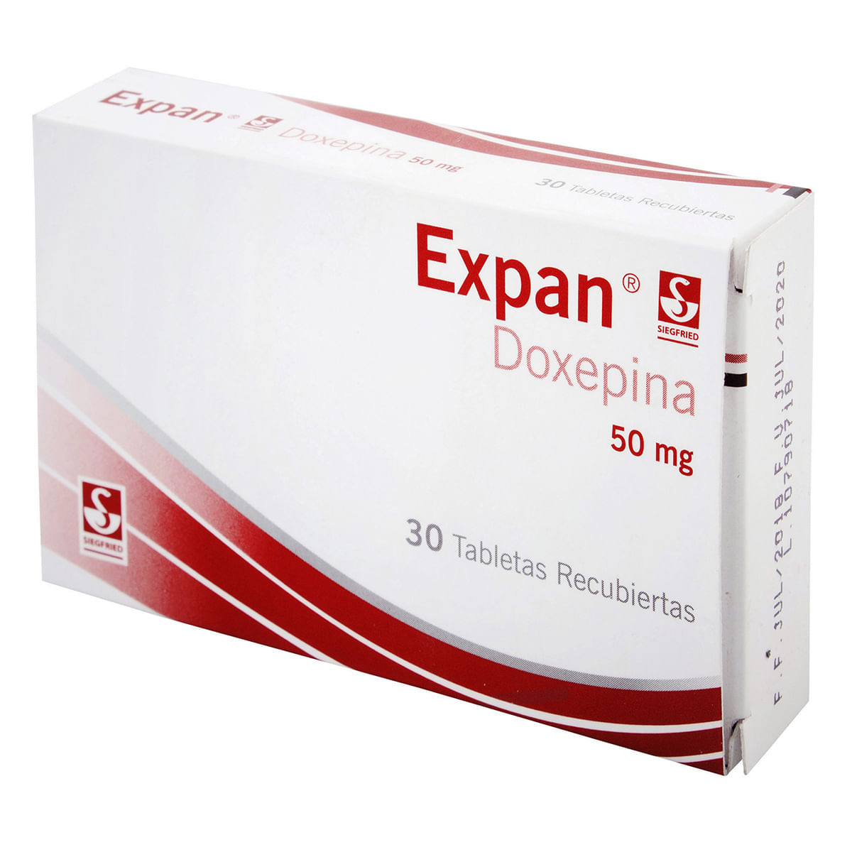 Expan 50 Mg Siegfried Caja X 30 Tabletas Recubiertas.