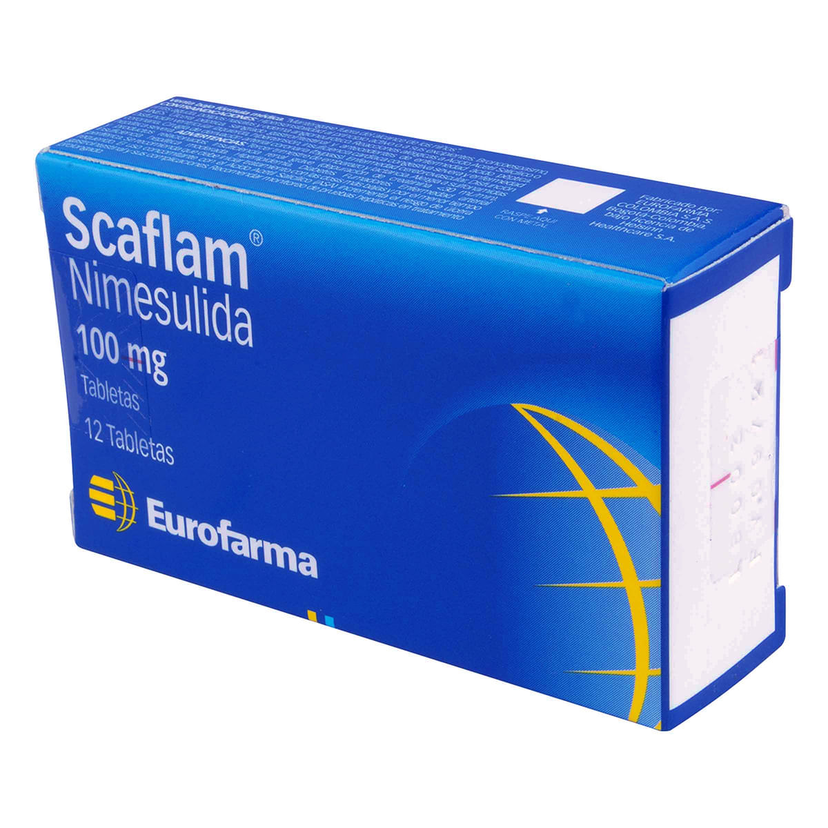 Scaflam 100 Mg Eurofarma Caja X 12 Tabletas.