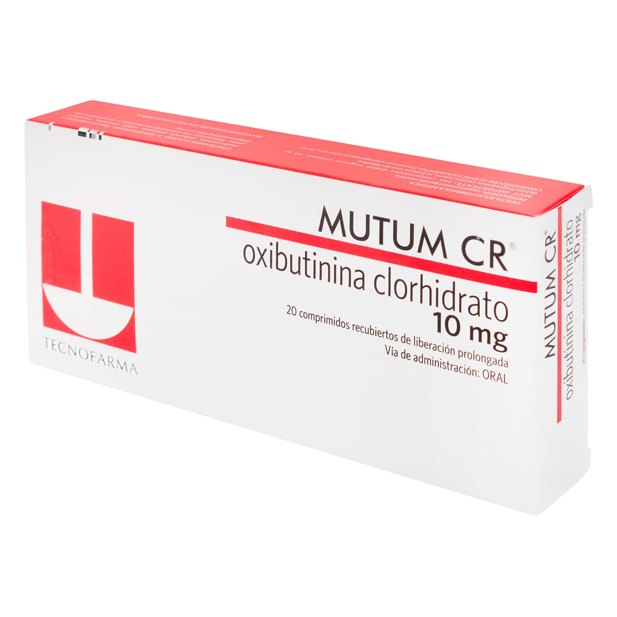 Mutum Cr 10 Mg Tecnofarma Caja X 20 Comprimidos Recubiertos.