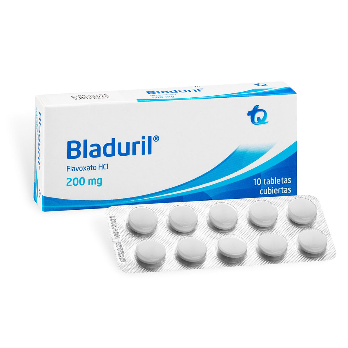 Bladuril 200 Mg Tecnoquímicas Caja X 10 Tabletas Cubiertas.