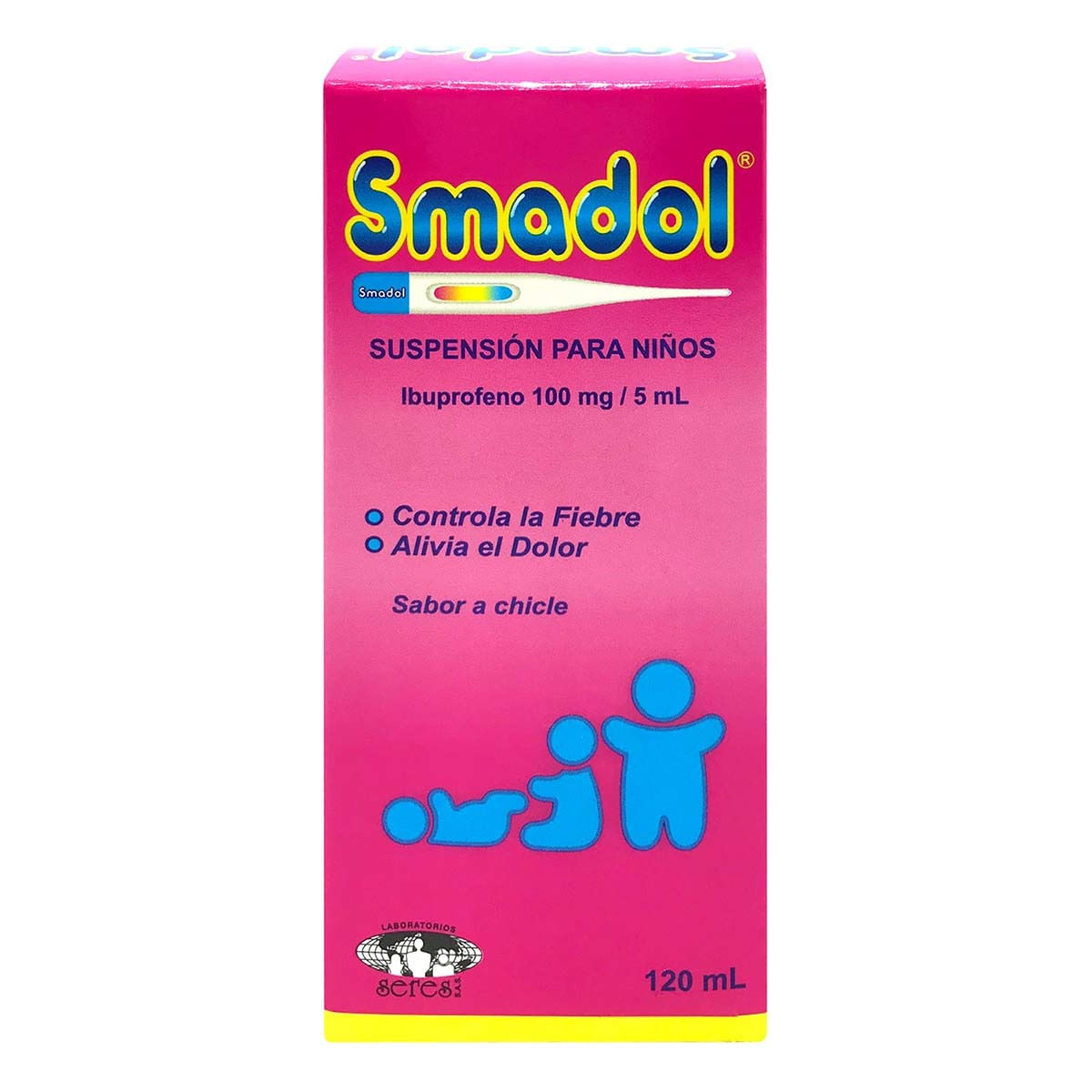 Suspensión Smadol Niños 100 Mg/5 mL Seres Frasco x 120 mL