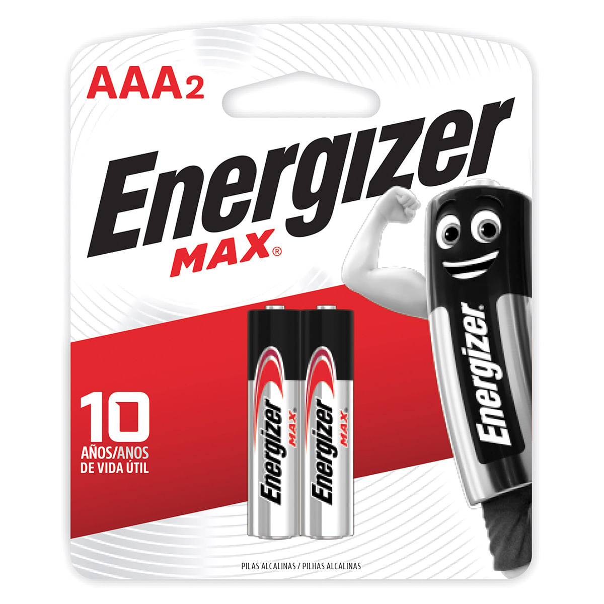 Pila Energizer Max Alcalina AAA Blister x 1 Par.
