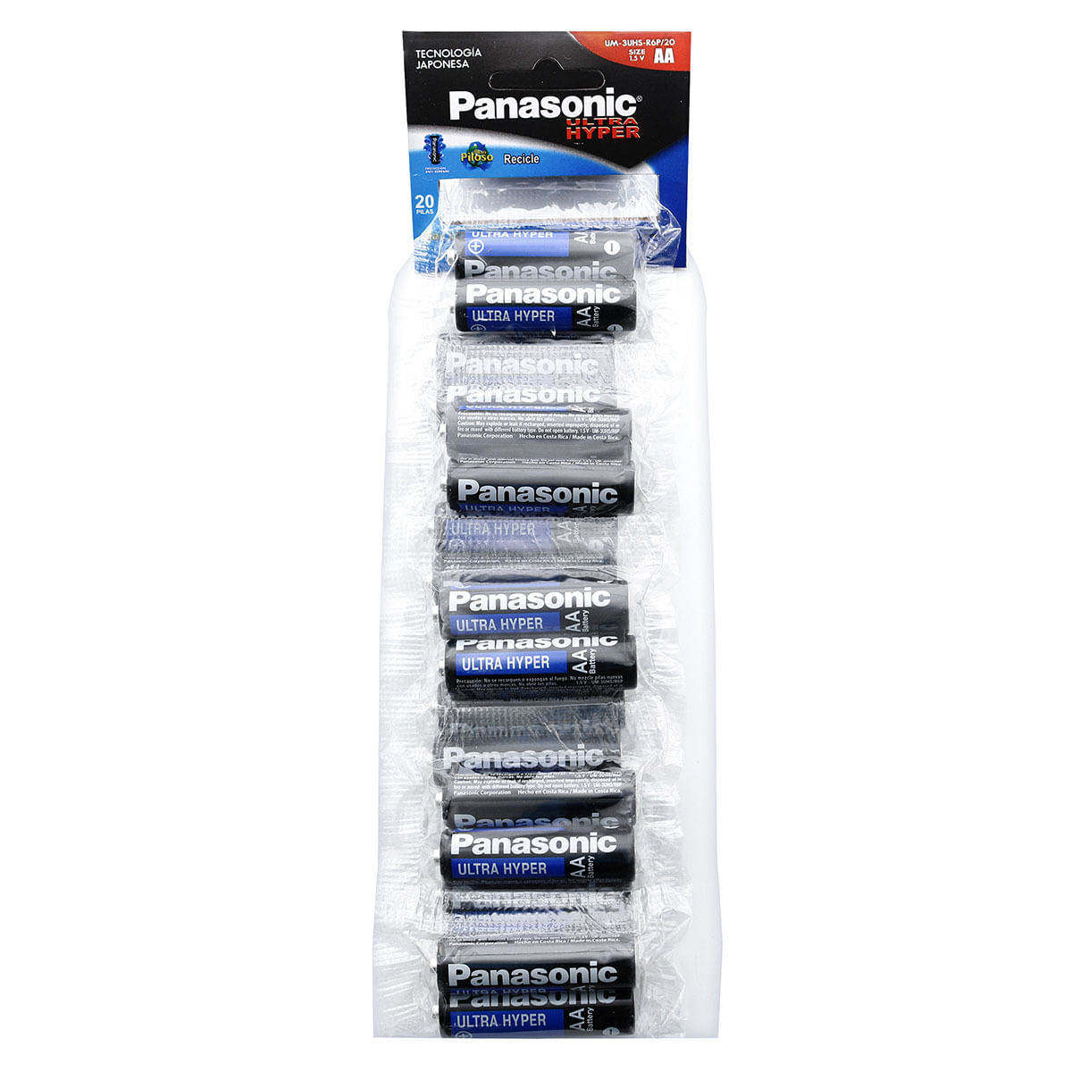Pila Panasonic Aa Blister X 10 Pares.