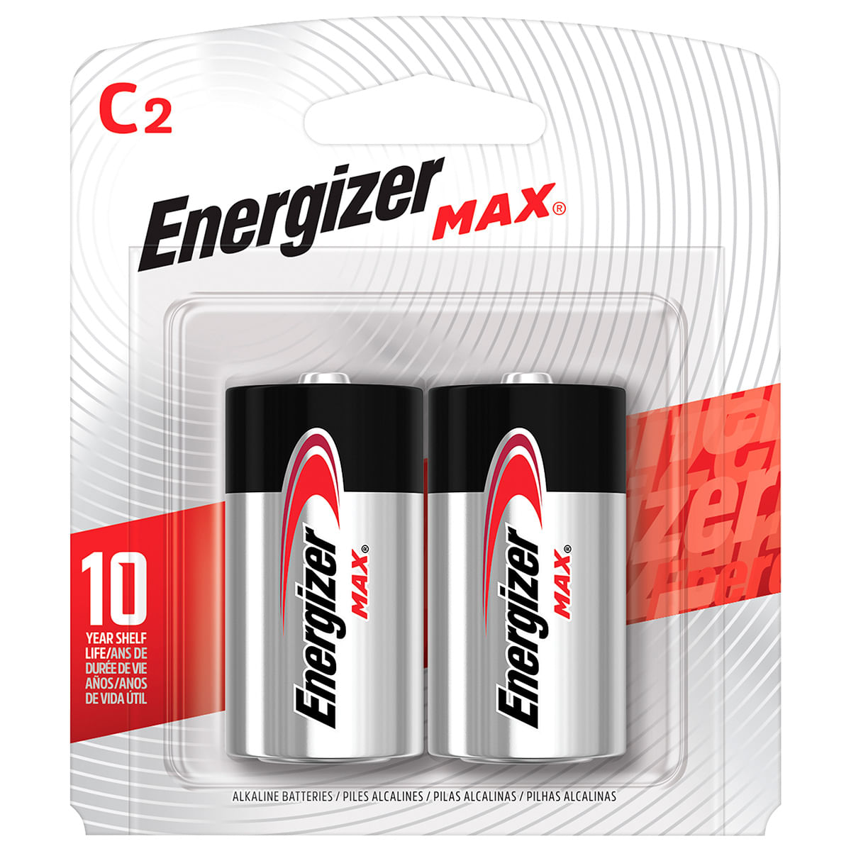 Pila Energizer C2 Max Alcalina Medium Blister x 1 Par.