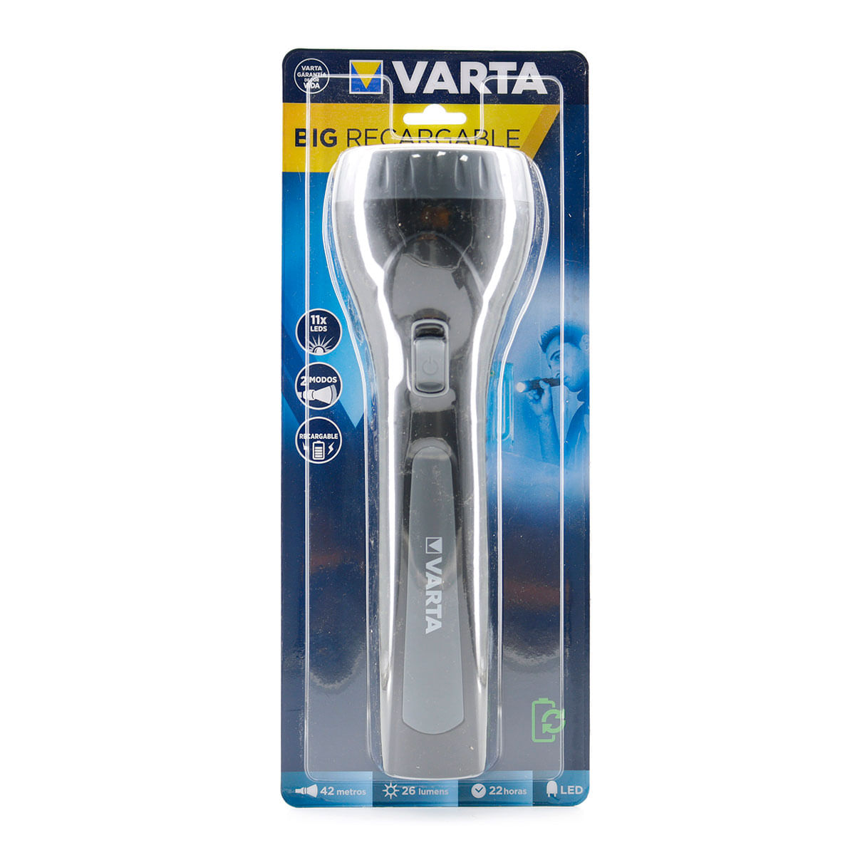 Linterna Varta Recargable 11 Led Blister x 1 Ud