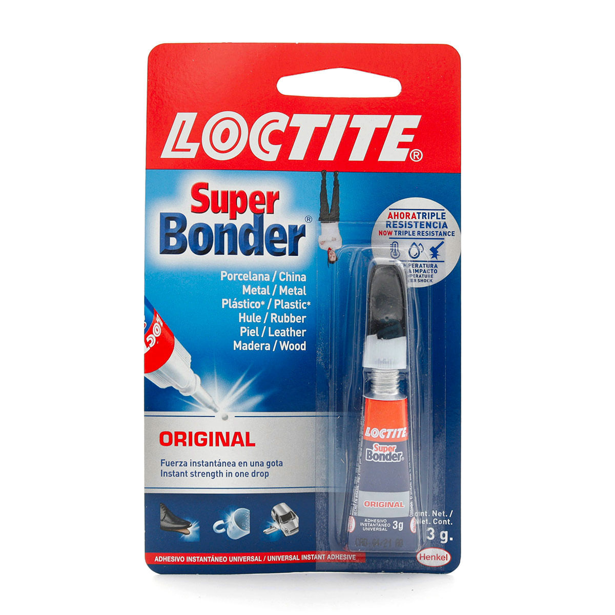 Súper Bonder Loctite Original Tubo x 3 g