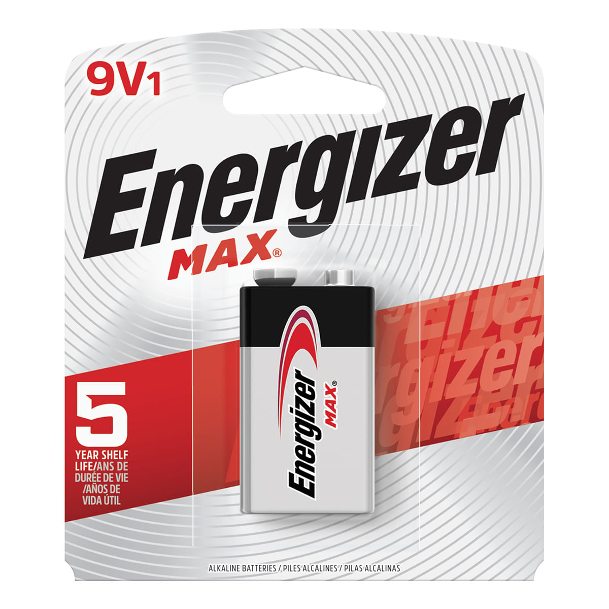 Pila Energizer 9V Max Alcalina Cuadrada Blister X 1 Ud.