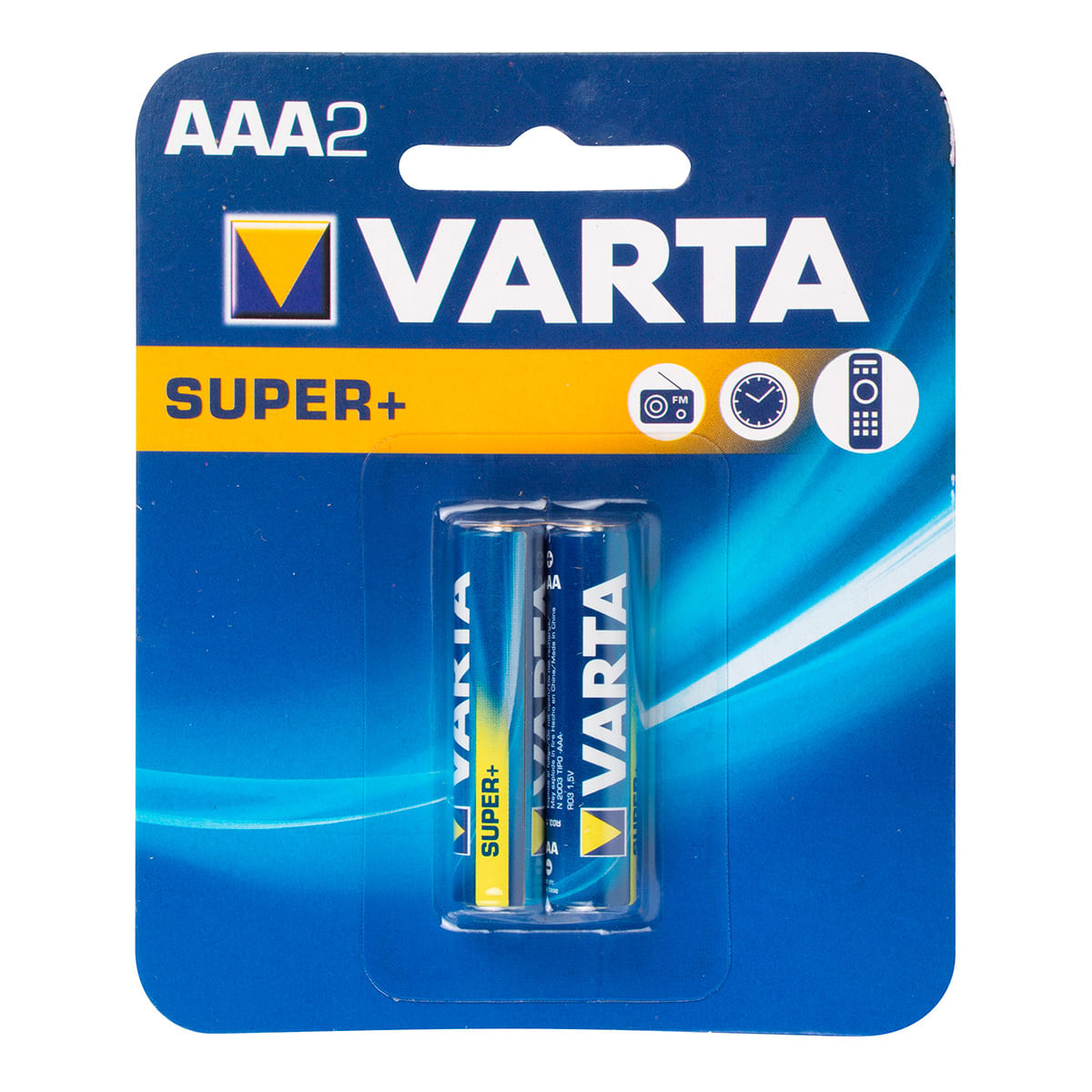 Pila Varta AAA Súper+ Blister x 1 Par.