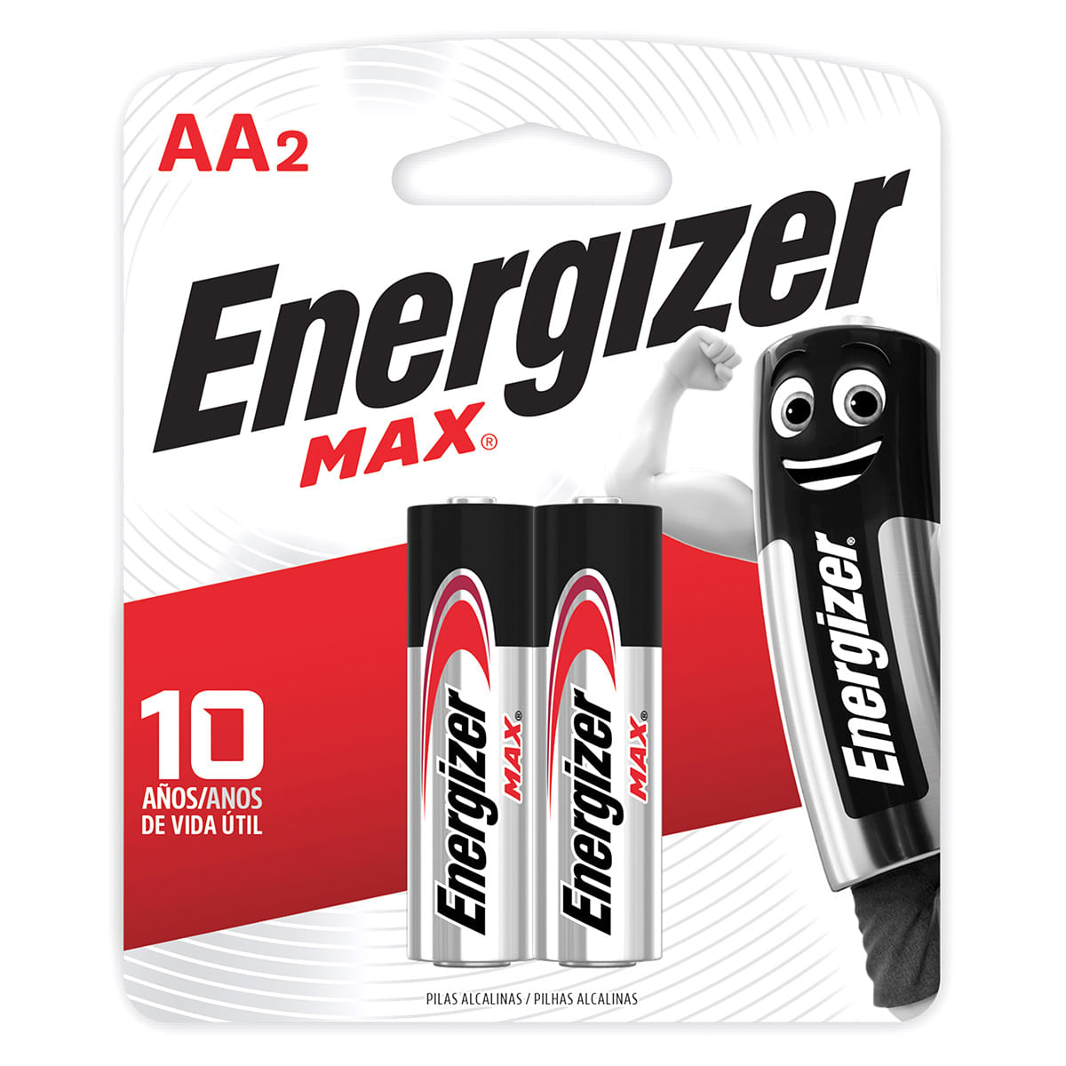 Pila Energizer Max Alcalina AA Blister x 1 Par.