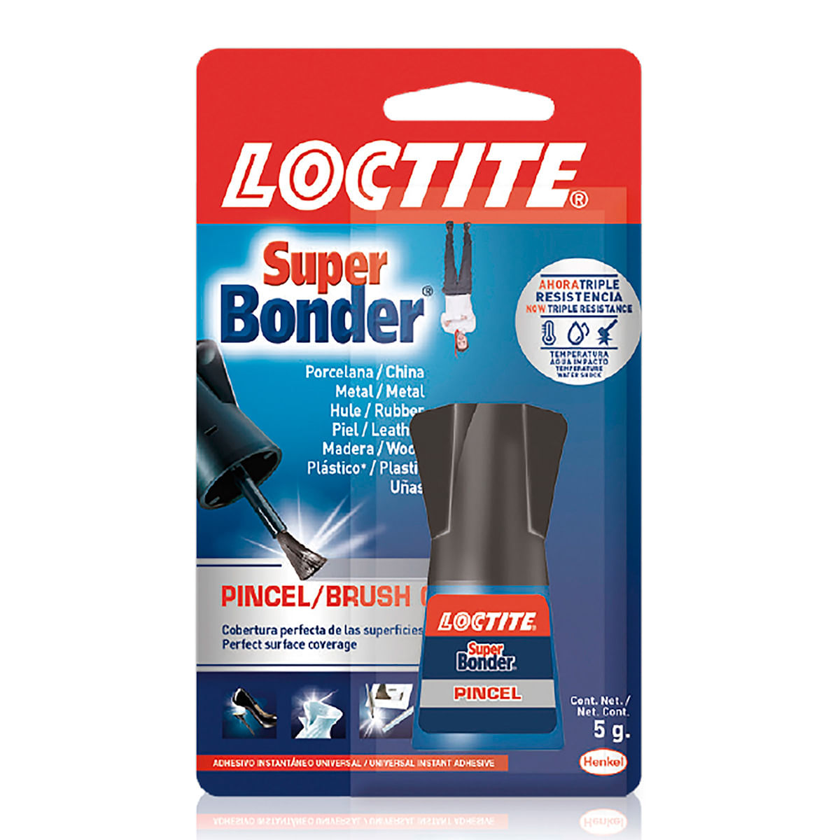Súper Bonder Loctite Pincel Frasco x 5 g