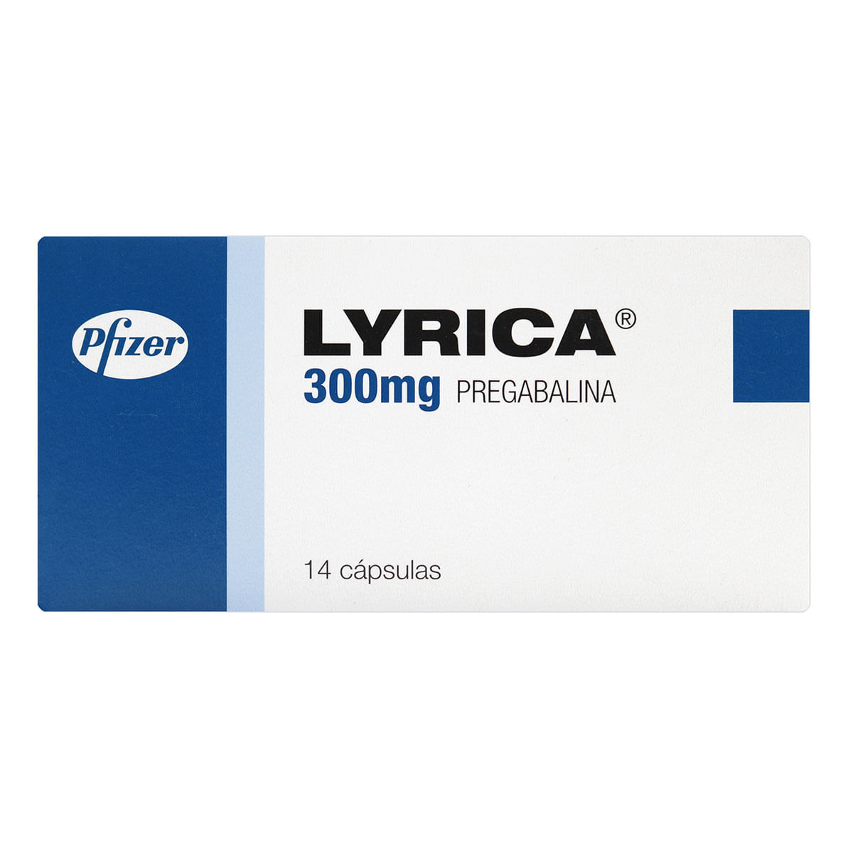 Lyrica 300 Mg Pfizer Caja X 14 Cápsulas.