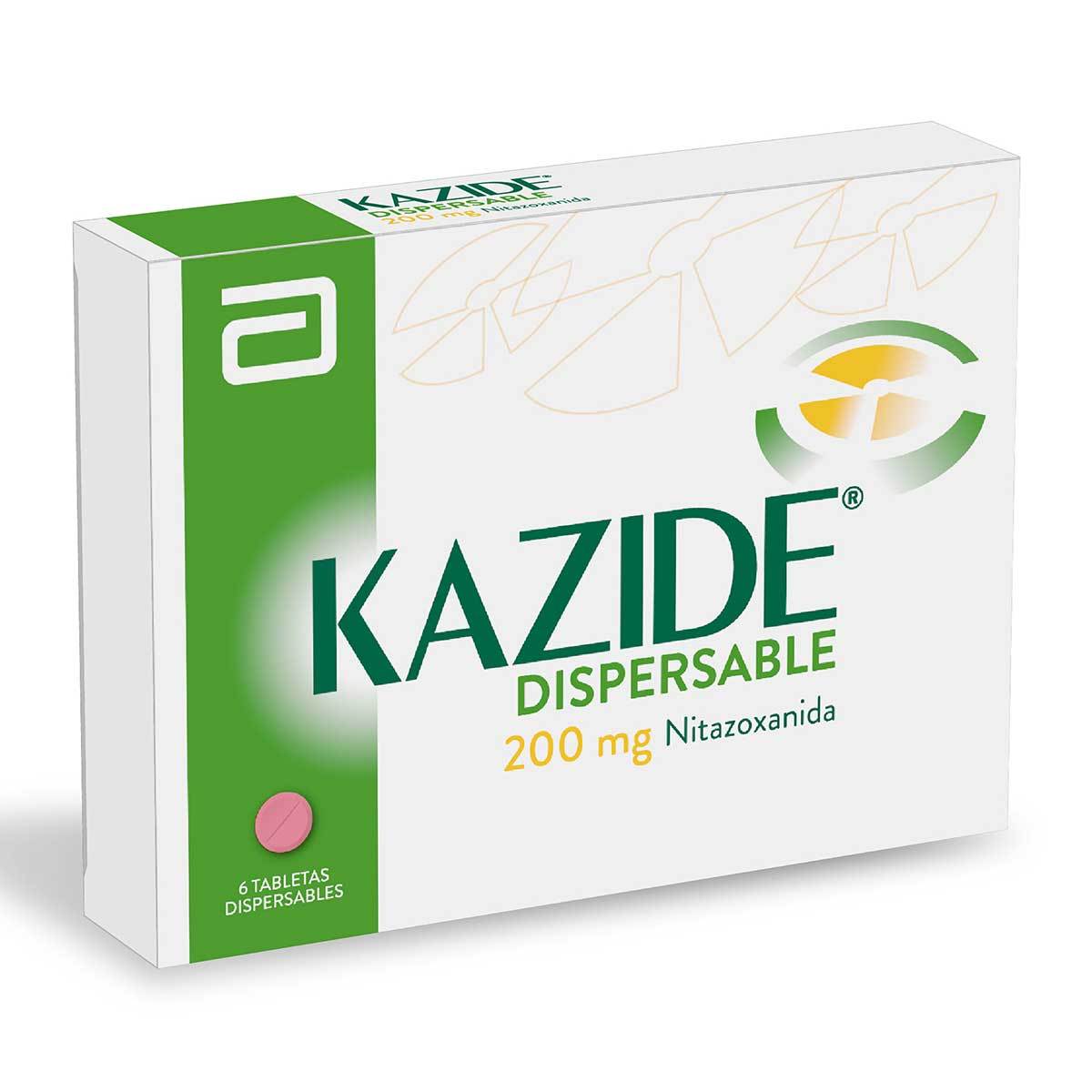 Kazide 200 Mg Abbott Caja X 6 Tabletas Dispersables.