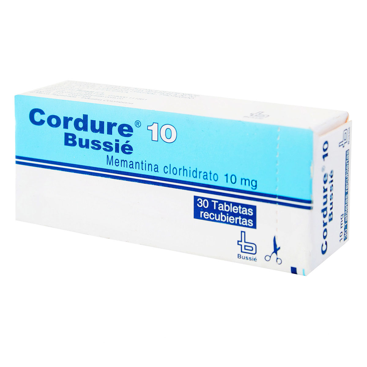 Cordure 10 Mg Bussié Caja X 30 Tabletas Recubiertas.