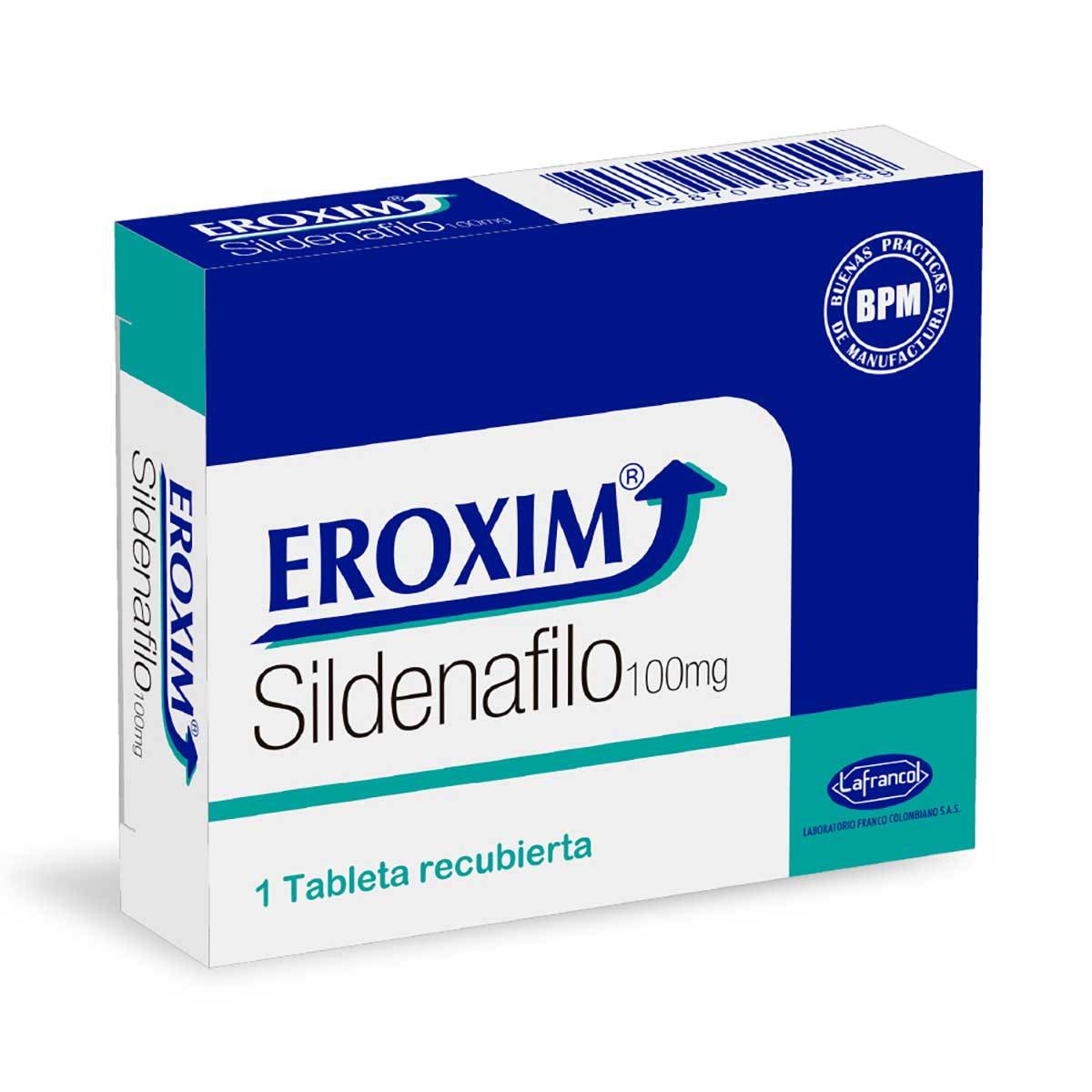 Eroxim 100 Mg Lafrancol Caja X 1 Tableta Recubierta.