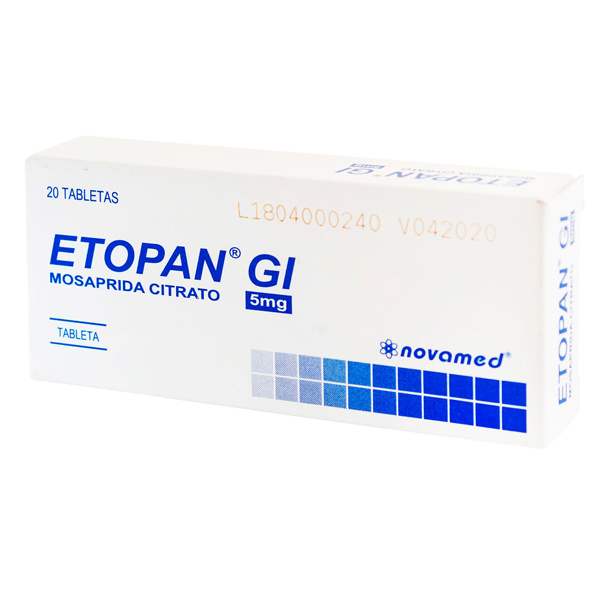 Etopan Gl 5 Mg Novamed Caja X 20 Tabletas.