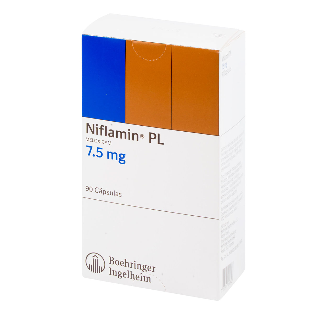 Niflamin Pl 7.5 Mg Boehringer Ingelheim Caja X 90 Cápsulas.