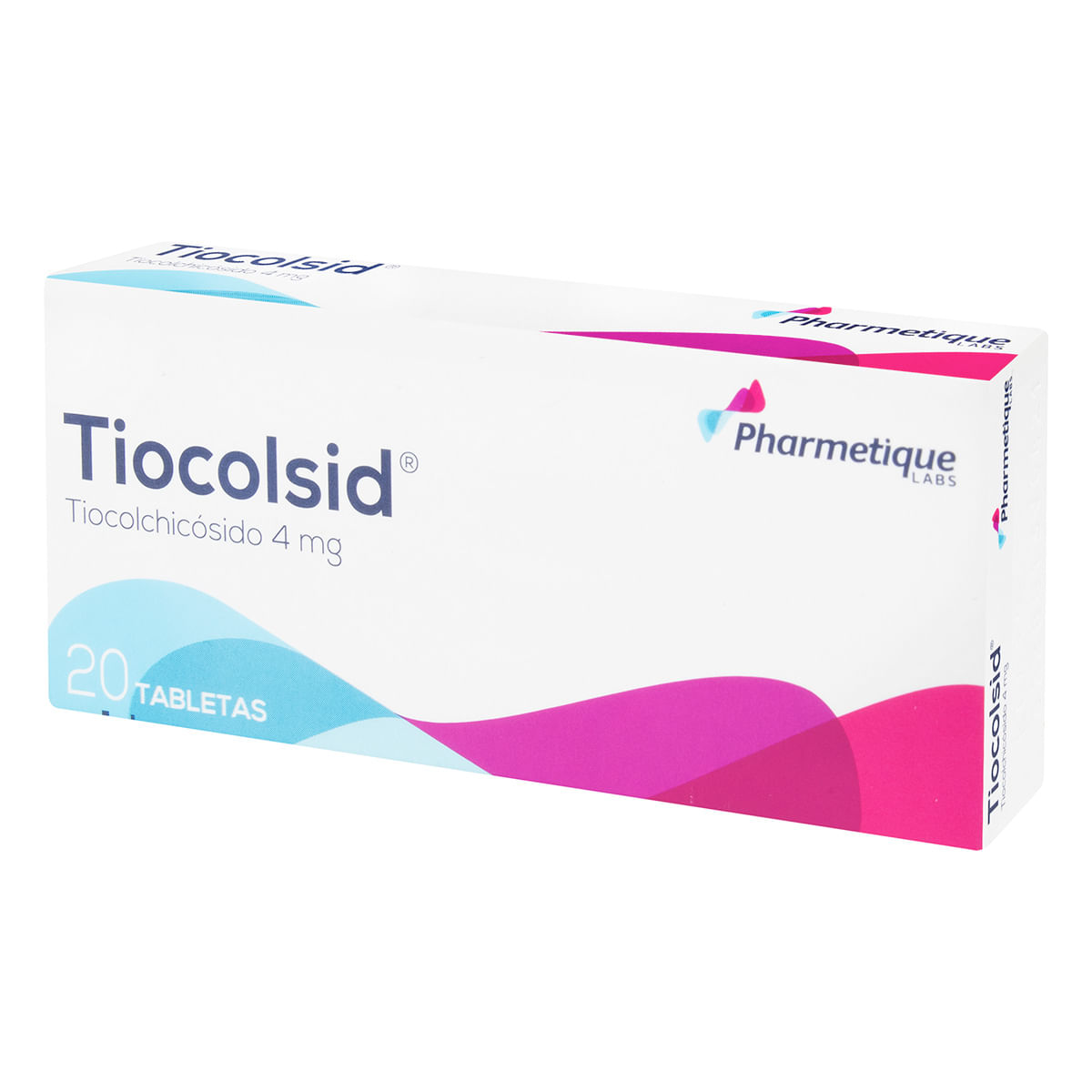 Tiocolsid 4 Mg Pharmetique Caja X 20 Tabletas.