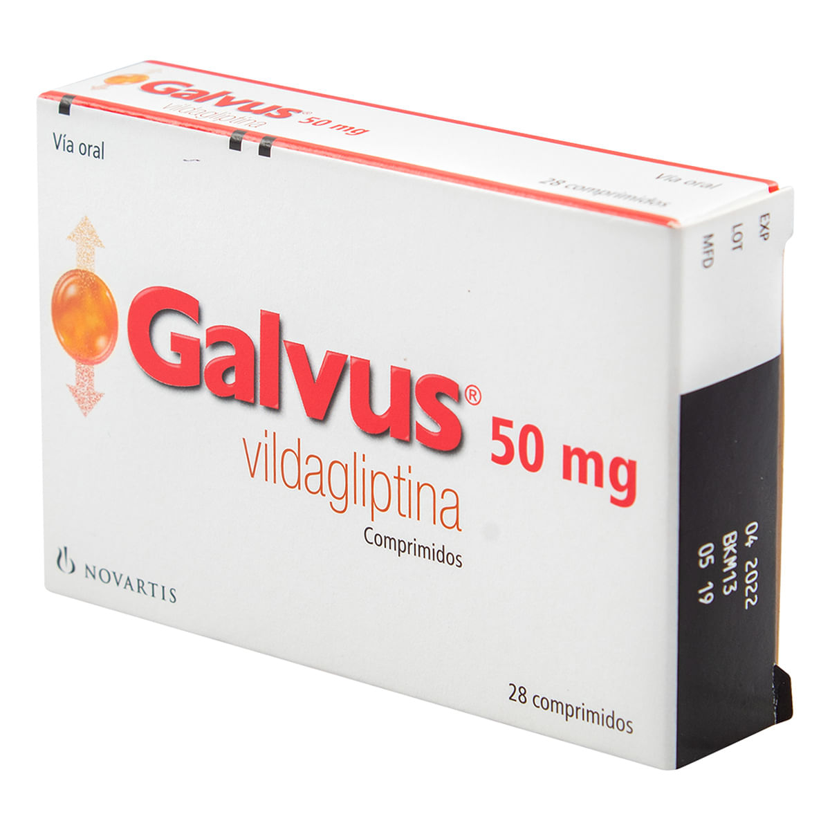 Galvus 50 Mg Novartis Caja X 28 Comprimidos.