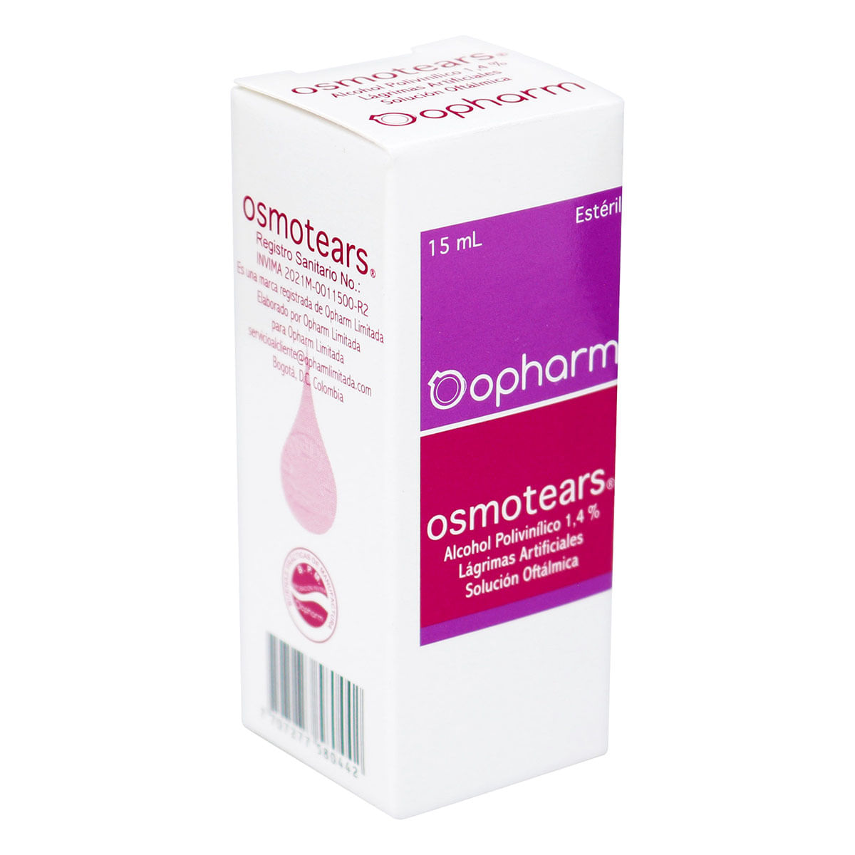 Suspensión Oftálmica Osmotears 1.4% Opharm Frasco X 15 Ml.