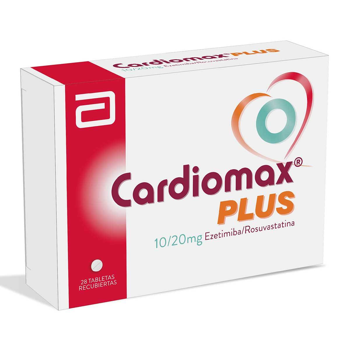 Cardiomax Plus 10/20 Mg Lafrancol Caja X 28 Tabletas Recubiertas.