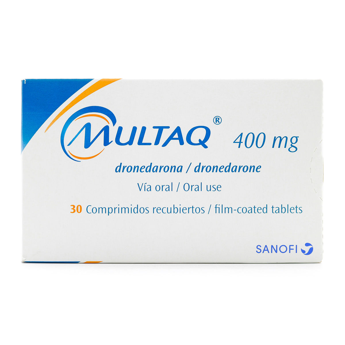 Multaq 400 Mg Sanofi Caja X 30 Comprimidos Recubiertos.