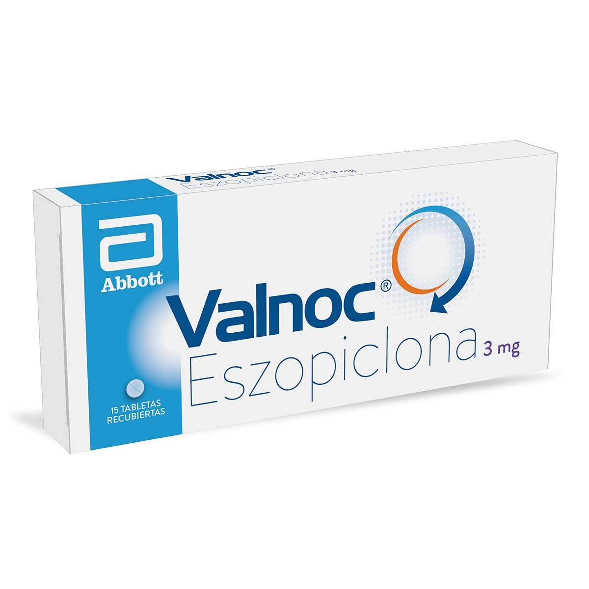 Valnoc 3 Mg Abbott Caja X 15 Tabletas Recubiertas.