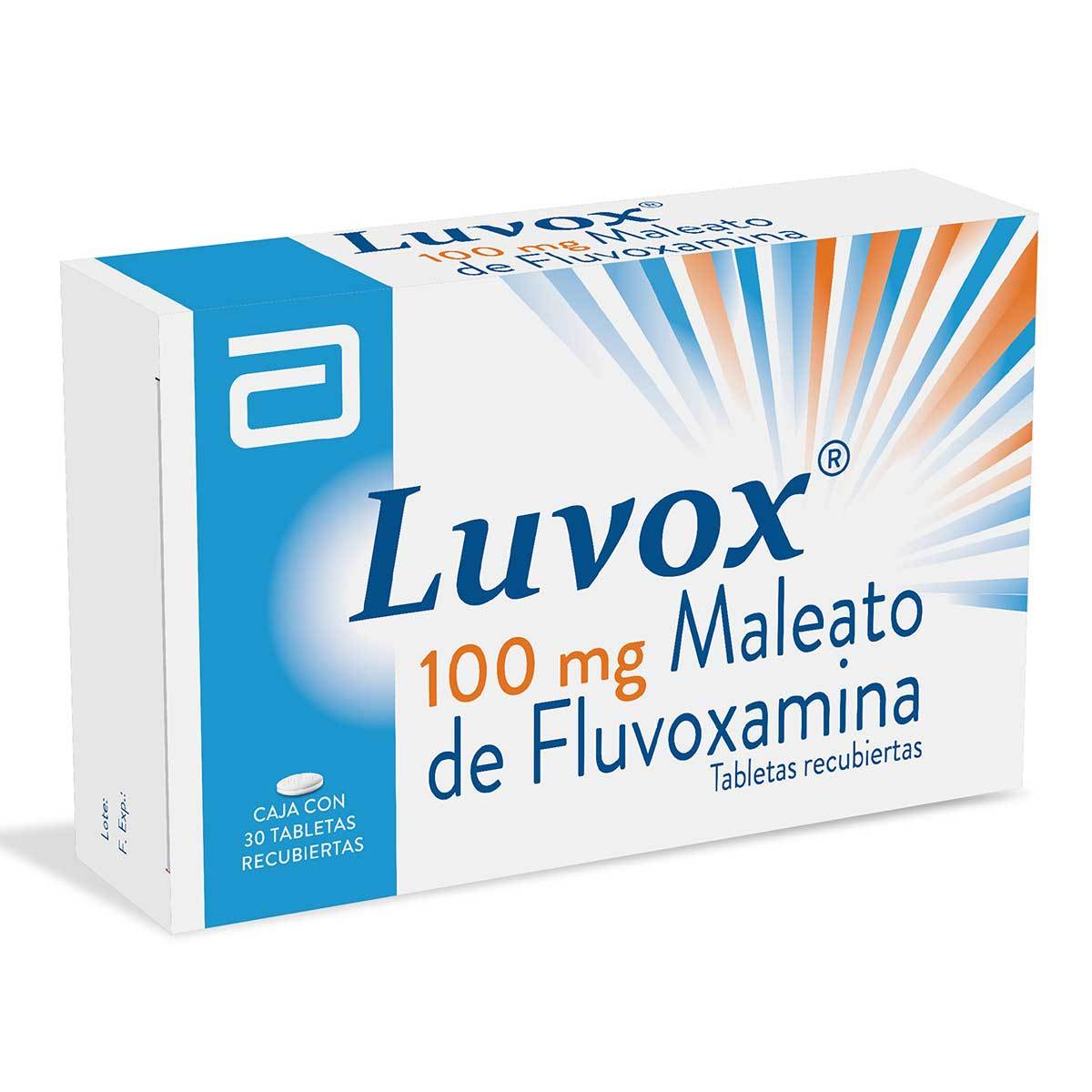 Luvox 100 Mg Abbott Caja X 30 Tabletas Recubiertas.