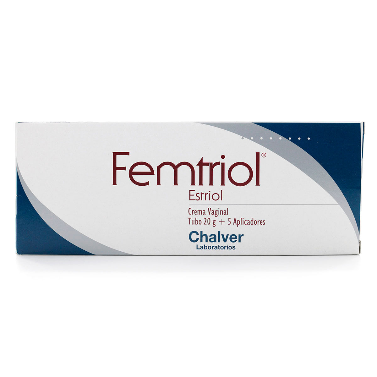 Crema Vaginal Femtriol Chalver Tubo X 20 G + 5 Aplicadores.