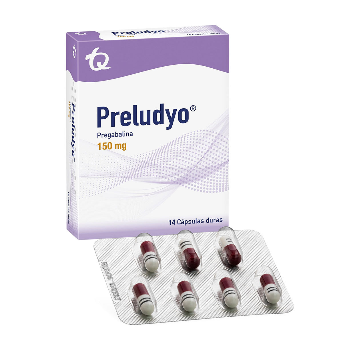 Preludyo 150 Mg Tecnoquímicas Caja X 14 Cápsulas Duras.