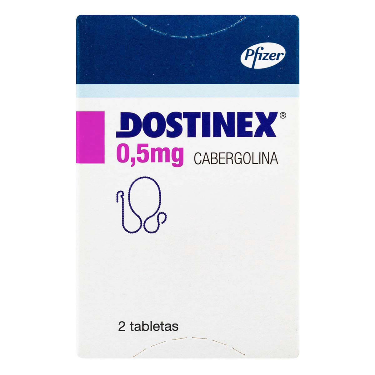 Dostinex 0.5 Mg Pfizer Caja X 2 Tabletas.