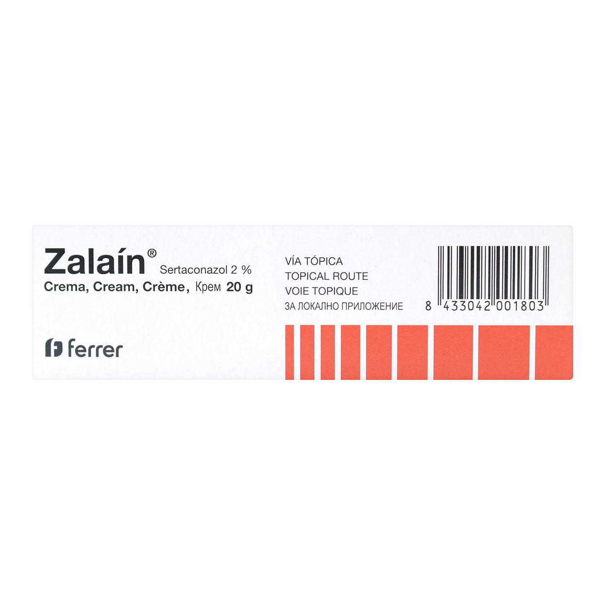 Crema Zalain 2% Ferrer Tubo X 20 G.