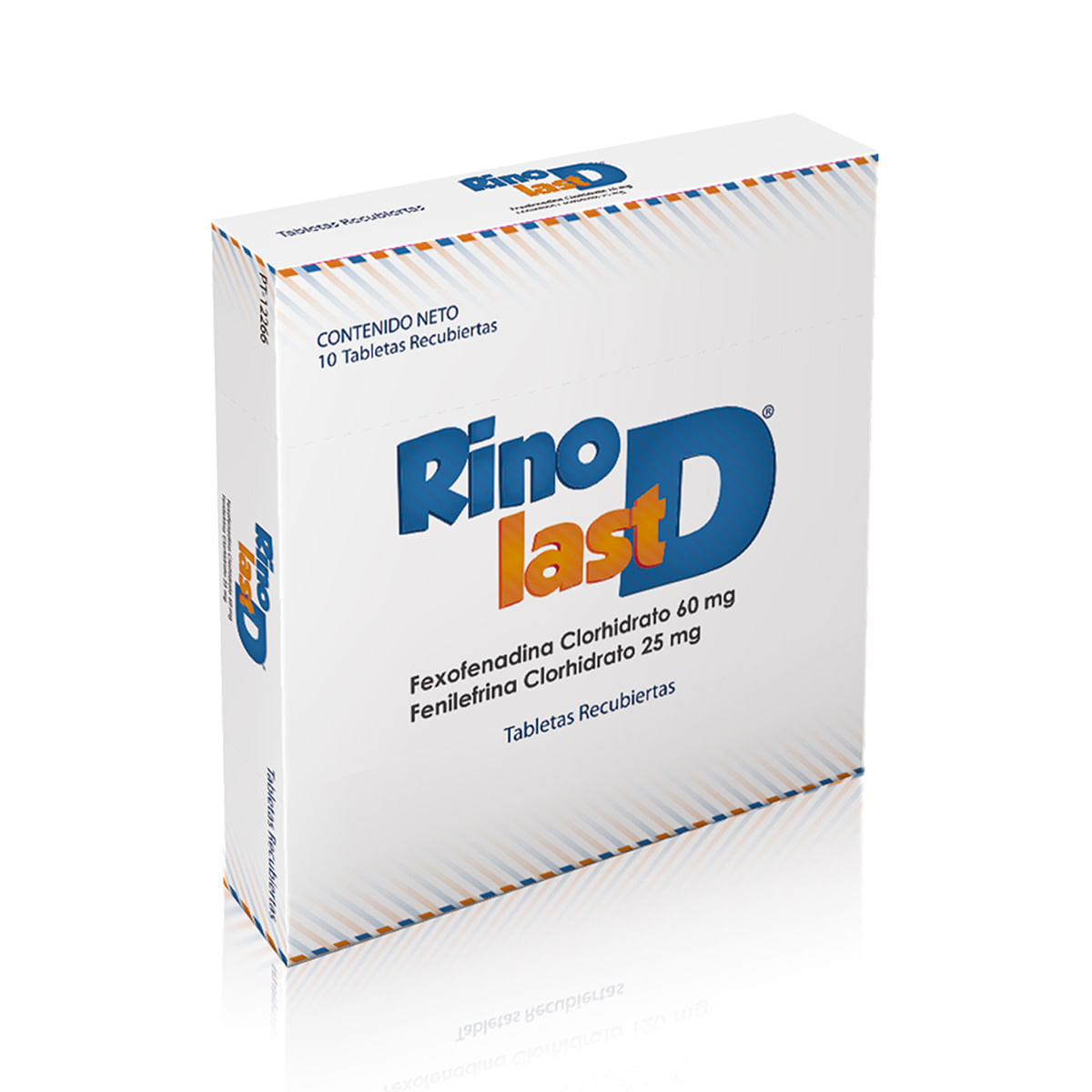 Rinolast D 60 Mg/25 Mg Caja X 10 Tabletas Recubiertas.