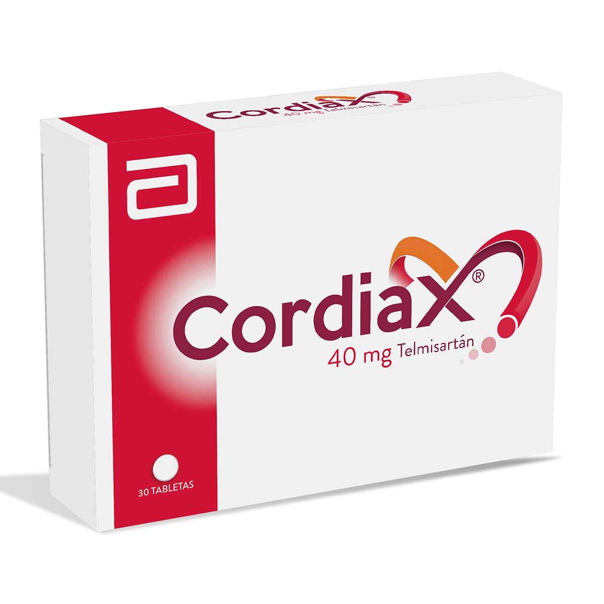 Cordiax 40 Mg Abbott Caja X 30 Tabletas.