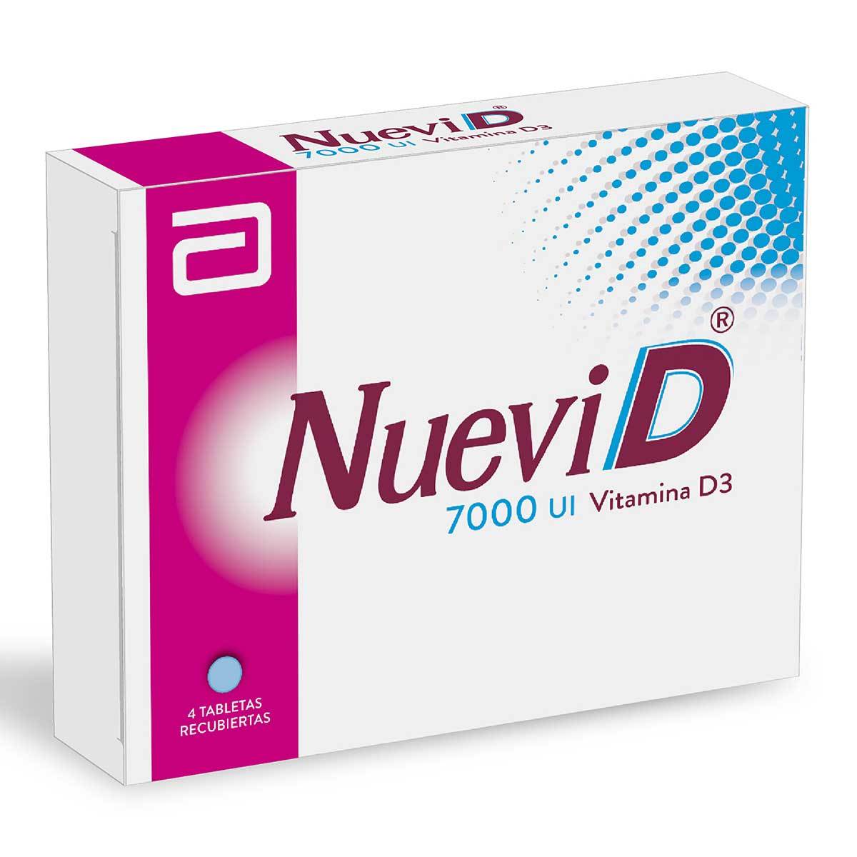 Nuevi D 7000 Ui Abbott Caja X 4 Tabletas Recubiertas.