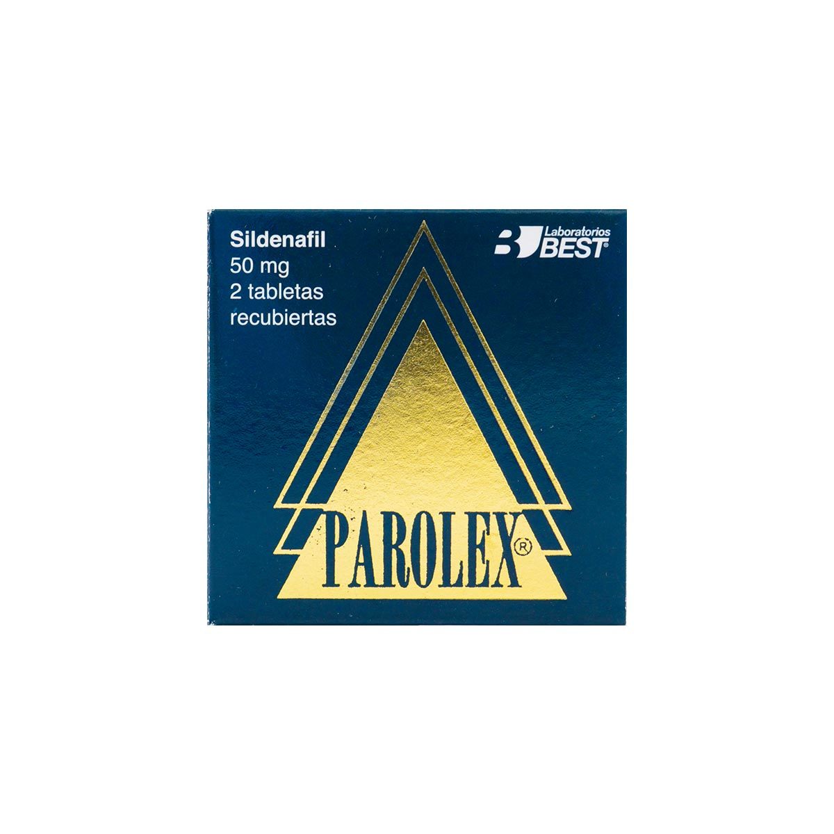 Parolex 50 Mg Best Caja X 2 Tabletas Recubiertas.