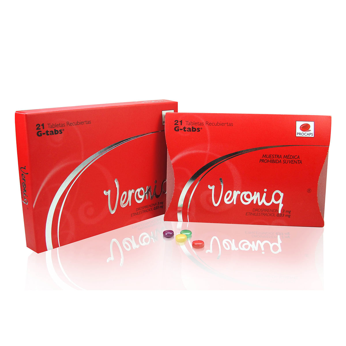 Veroniq 3 Mg/0.03 Mg Procaps Caja X 21 Tabletas Recubiertas.