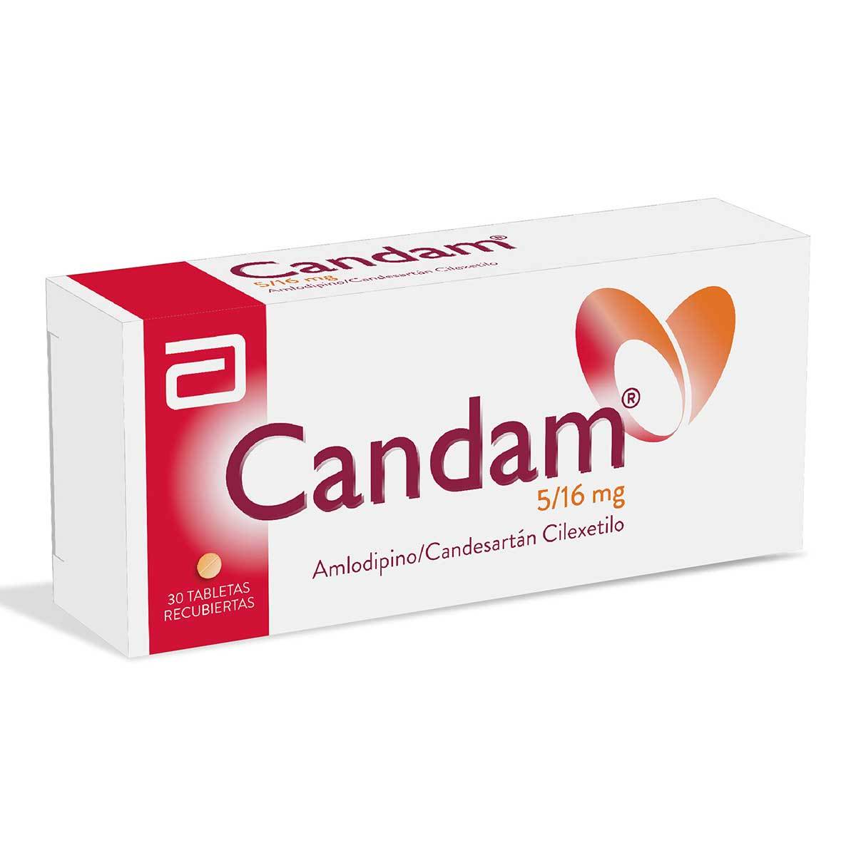 Candam 5/16 Mg Abbott Caja X 30 Tabletas Recubiertas.