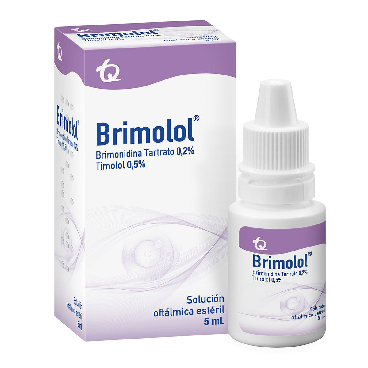 Solución Oftálmica Brimolol 0.2%/0.5% Tecnoquímicas Frasco X 5 Ml.