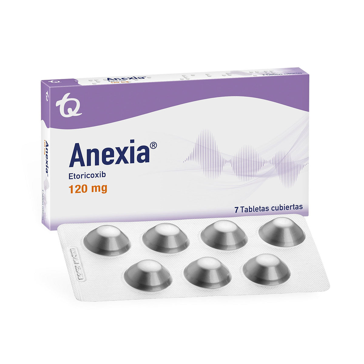 Anexia 120 Mg Tecnoquímicas Caja X 7 Tabletas Cubiertas.