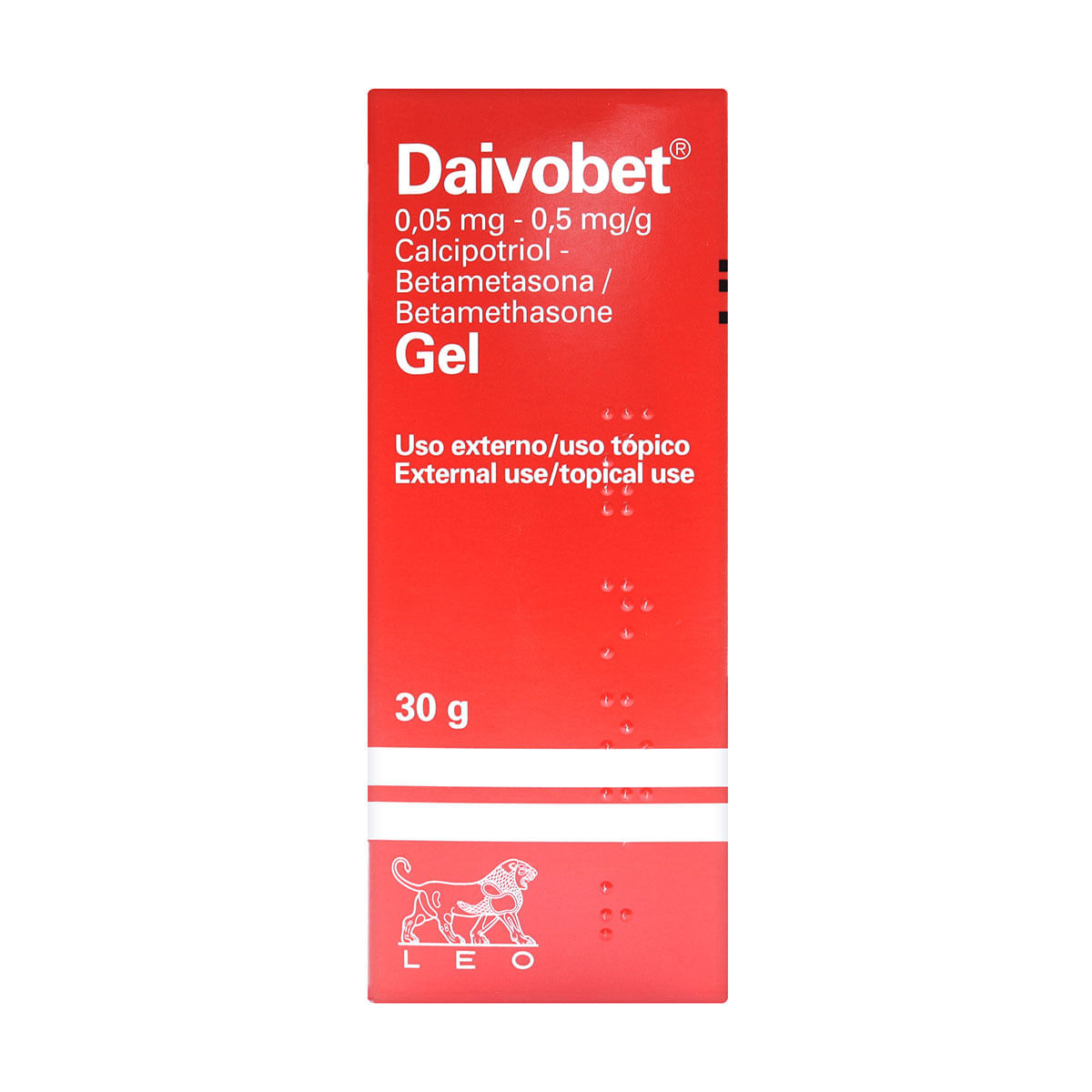 Gel Tópico Daivobet 0.05 Mg/0.5 Mg Leo Caja X 30 G.