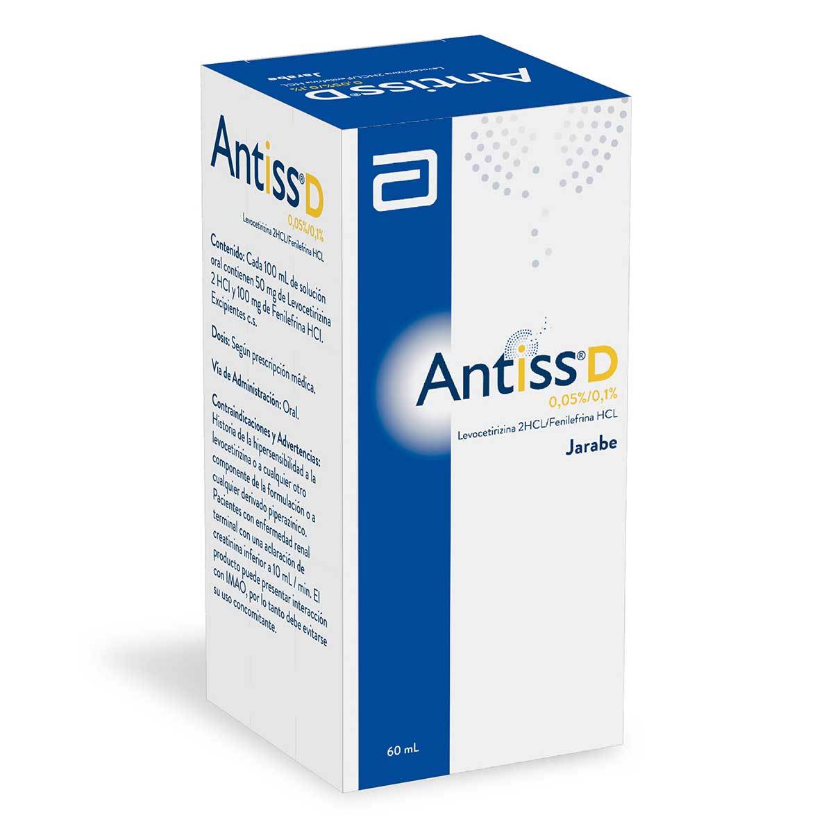 Jarabe Antiss D 0.05%/0.1% Abbott Frasco X 60 Ml.