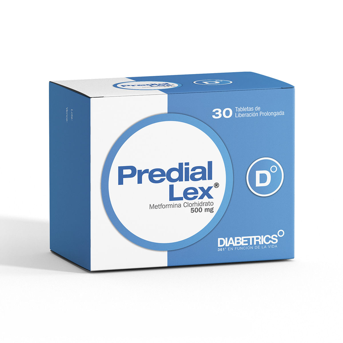 Predial Lex 500 Mg Diabetrics Caja X 30 Tabletas.