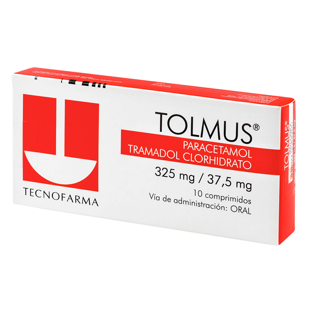 Tolmus 325 Mg/37.5 Mg Tecnofarma Caja X 10 Comprimidos.