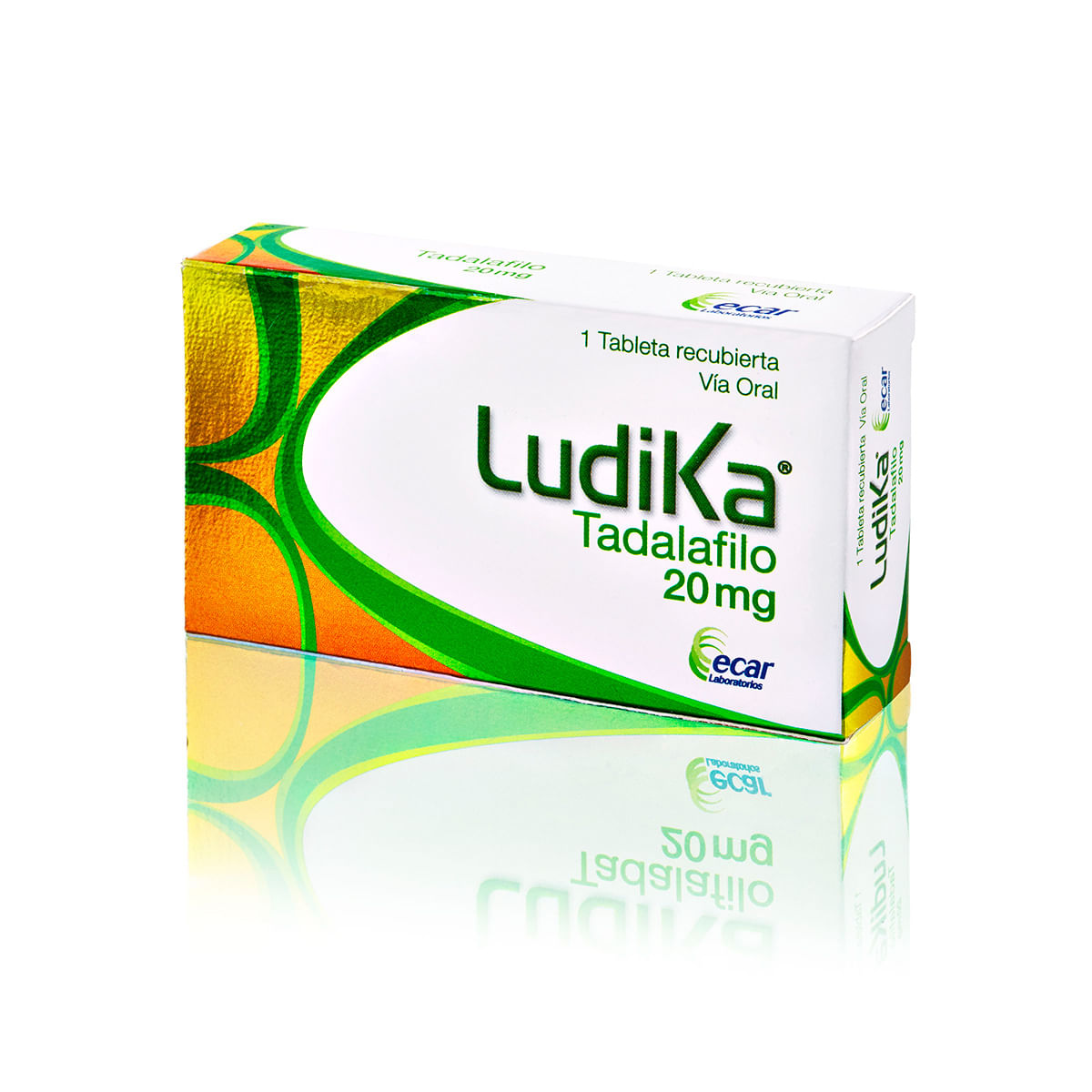 Ludika Tadalafilo 20 Mg Ecar Caja X 1 Tableta Recubierta.